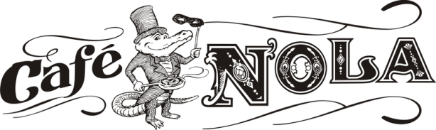 Cafe Nola logo by Frank Smith, Albany NY