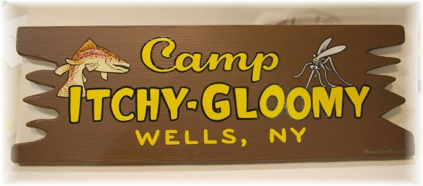 camp sign by Frank Smith - Camp Itchy-Gloomy
